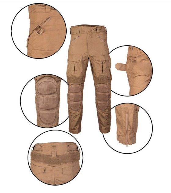 Штани Польові Sturm Mil-Tec "Chimera Combat Pants"Coyote M 10516819 - зображення 2