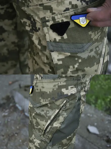 Тактические брюки Caiman Aggressor пиксель Рип-Стоп брюки для военнослужащих 2XL-Long - изображение 2