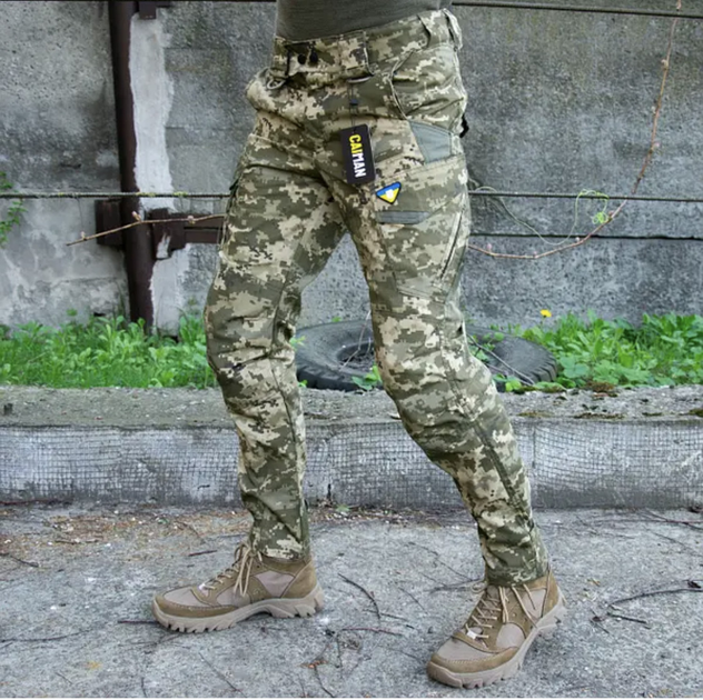 Тактичні штани Caiman Aggressor піксель Ріп-Стоп штани для військовослужбовців 3XL-Long - зображення 1