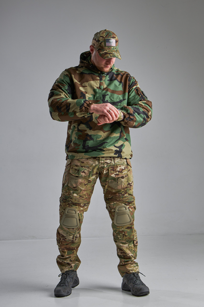 Куртка тактична Анорак Sturm Mil-Tec Combat Winter камуфляж вудланд Німеччина XL - зображення 2