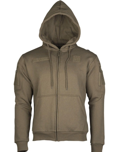 Кофта Sturm Mil-Tec Tactical Hoodie Zipper олива L 11472012 - изображение 1