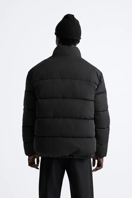 Дута куртка оверсайз Zara XL чорний 8281/312/800 – Брендовая