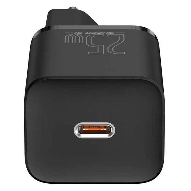 Мережевий зарядний пристрій Baseus Super Si Quick Charger 1C 25W (Чорний) (144653) - зображення 2
