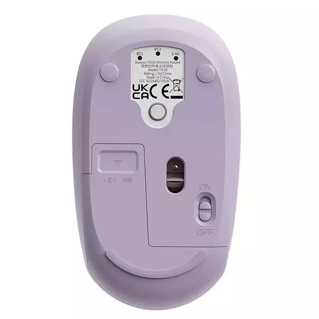 Мышь беспроводная Baseus F01B Tri-Mode (Purple) (183195) - изображение 2