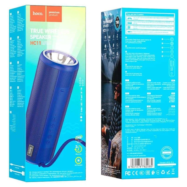 Bluetooth-колонка HOCO HC11 Bora sports (Синий) (135274) - изображение 3