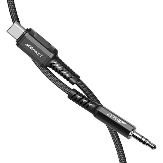 Переходник Acefast C1-08 USB-C to 3.5mm aluminum alloy (Black) (177064) - Фото 2 Переходник Acefast C1-08 USB-C to 3.5mm aluminum alloy (Black) (177064) - изображение 2
