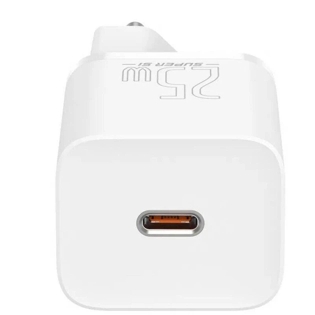 МЗП Baseus Super Si Quick Charger 25W (1USB-C) (CCSP) Білий - зображення 3
