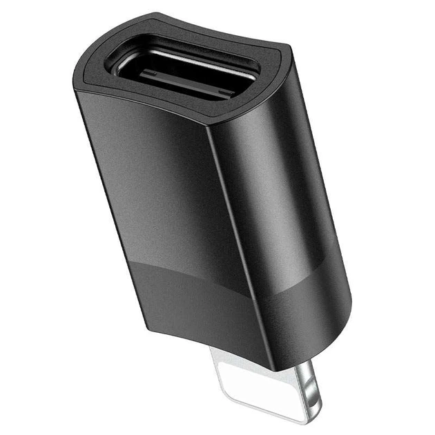 Переходник HOCO UA17 Lightning Male to Type-C Female USB2.0 (Черный) (135869) - изображение 4