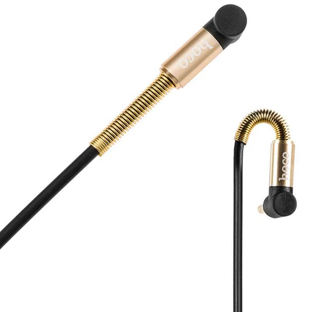 Аудио кабель Aux HOCO UPA02 With Mic (2m) (Черный) (89014) - изображение 5
