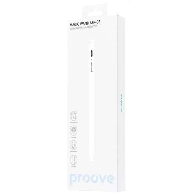 Стілус Proove Magic Wand ASP-02 Universal Version White - Фото 6 Стілус Proove Magic Wand ASP-02 Universal Version White - зображення 6