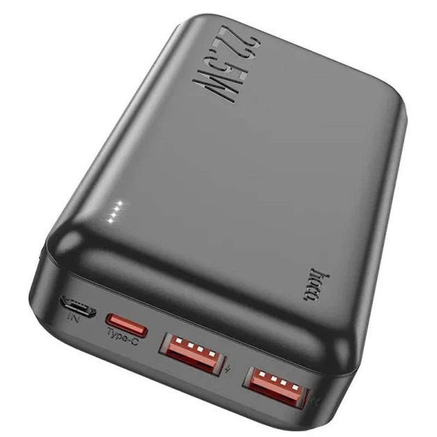 Портативное зарядное устройство Power Bank HOCO J101A Astute 22.5W 20000 mAh (Black) (156554) - изображение 3