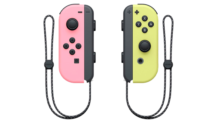Контролери Бездротовий Nintendo Switch Joy-Con Pastel Pink Pastel Yellow - Фото 2 Контролери Бездротовий Nintendo Switch Joy-Con Pastel Pink Pastel Yellow - зображення 2