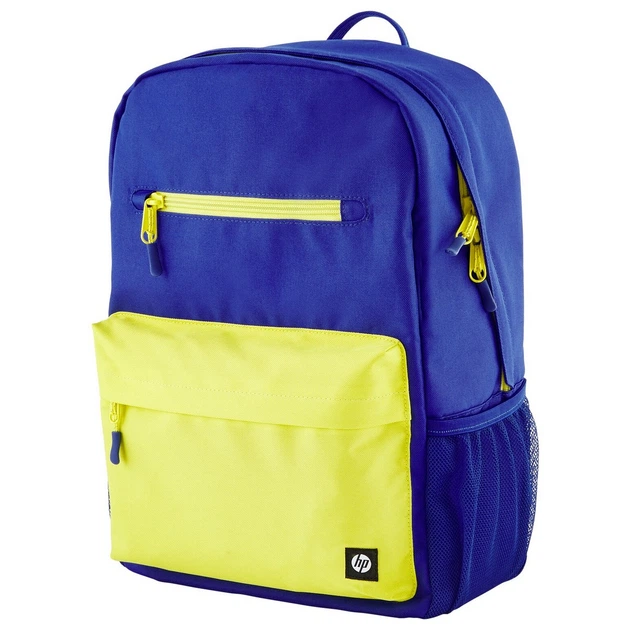 Рюкзак для ноутбука HP 15.6" Campus Blue, синьо-жовтий - Фото 6 Рюкзак для ноутбука HP 15.6" Campus Blue, синьо-жовтий - зображення 6