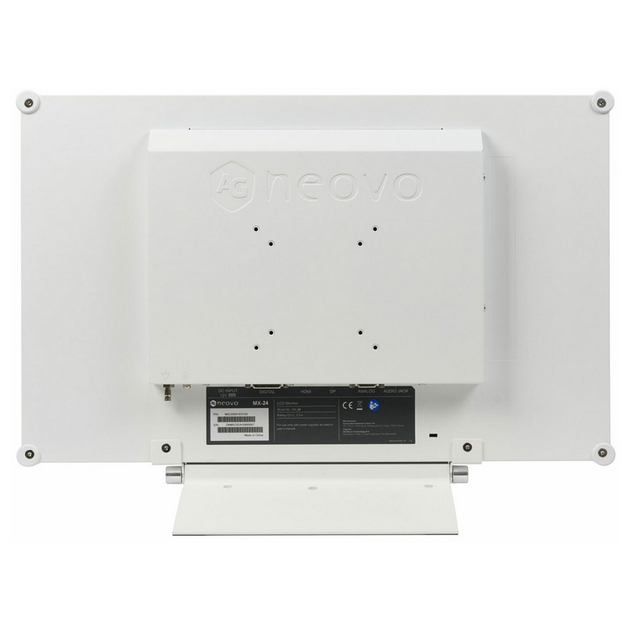 TFT 23.6" Neovo MX-24, скло NeoV™, D-Sub, DVI-D, HDMI, DP, 24/7, металевий, колонки, білий - зображення 5