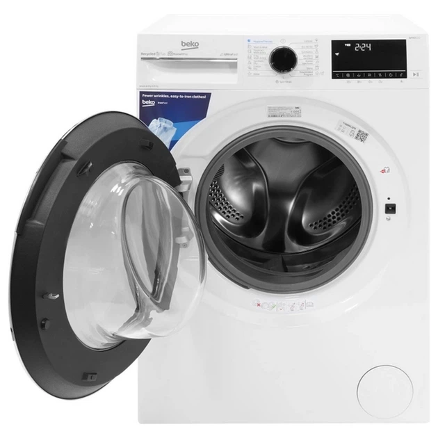 Стирально-сушильная машина Beko фронтальная, 9(6)кг, 1400, D, 60см, дисплей, белый - изображение 2