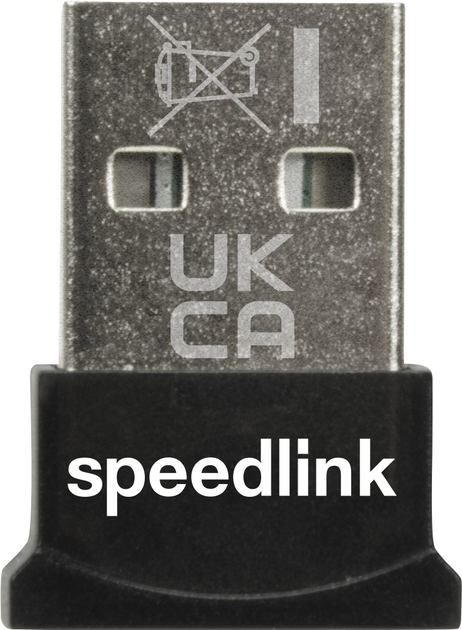 Adapter Speedlink VIAS Nano USB Bluetooth 5.0 Black (SL-167411-BK) - obraz 1