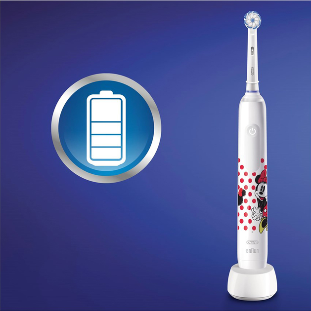 Szczoteczka elektryczna Oral-B Pro 3 Junior Minnie Sens (8006540760703) - obraz 5