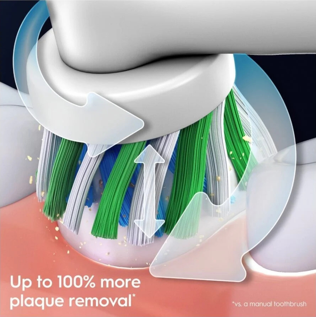 Szczoteczka elektryczna Oral-B Pro1 Black + TC (8001090914170) - obraz 6