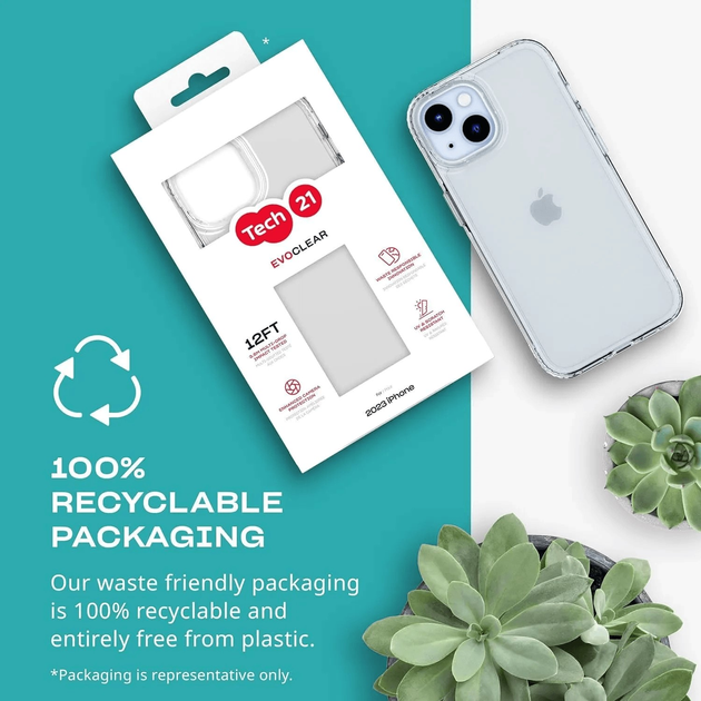 Etui Tech21 Evo Clear Cover do Apple iPhone 15 Transparent (T21-10258) - obraz 5
