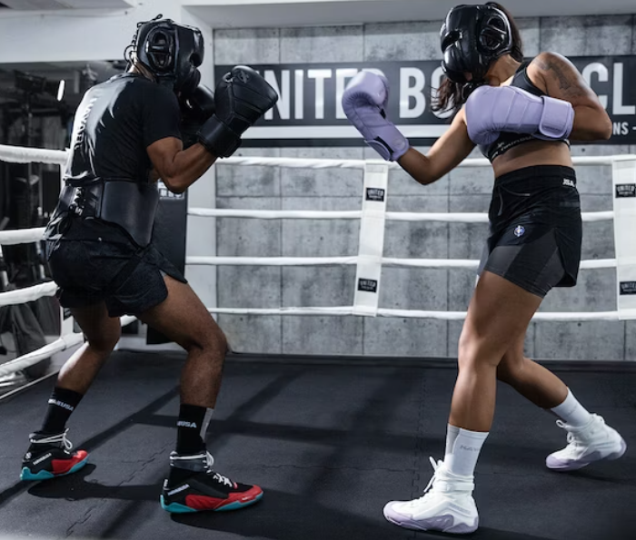 Боксерки Hayabusa Talon Boxing Shoes White Lavender (HTBS-WHLA-10-44) - изображение 6
