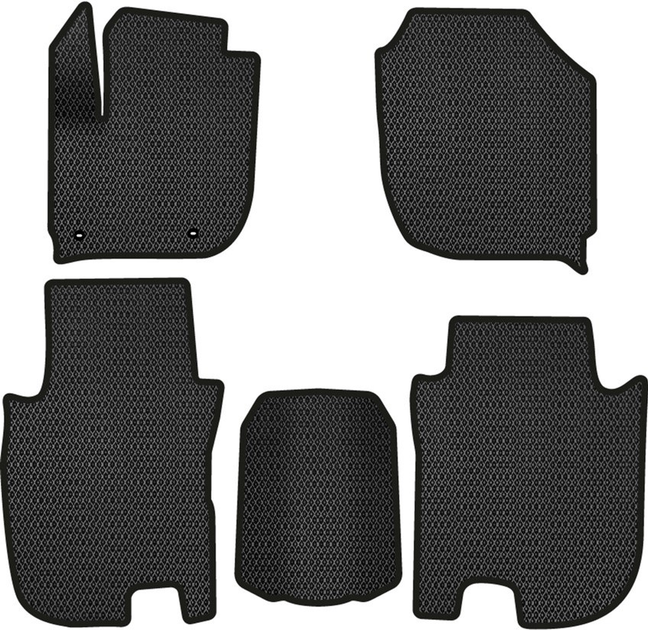 Акція на EVA килимки EVAtech в салон авто Honda Fit 2013-2020 3 покоління Htb USA 5 шт Black від Rozetka