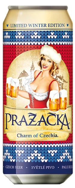 Упаковка пива Prazacka світле фільтроване 4% 0.5 л х 24 шт (8594053490472) - Фото 2 Упаковка пива Prazacka світле фільтроване 4% 0.5 л х 24 шт (8594053490472) - зображення 2