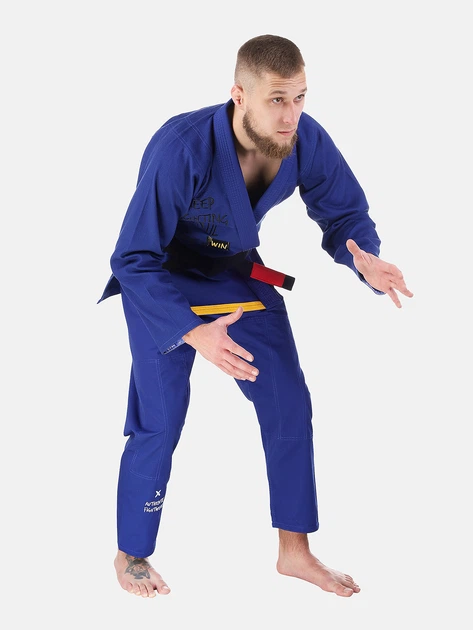 Кимоно Keep Fighting BJJ Gi Royal Blue A3S Цвет Синий (501374-201-A3S) - изображение 3