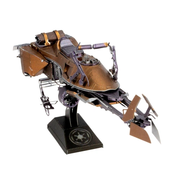 Металлический конструктор 3Д Metal Earth - Star Wars - Classic Speeder Bike, MMS414 - изображение 3