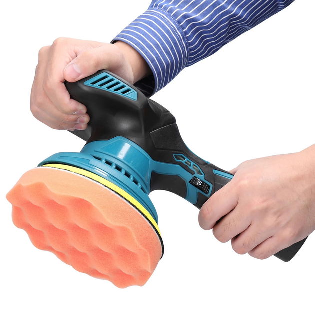 Полировальная машинка Waxing Polisher YK49 аккумуляторная с насадками ...
