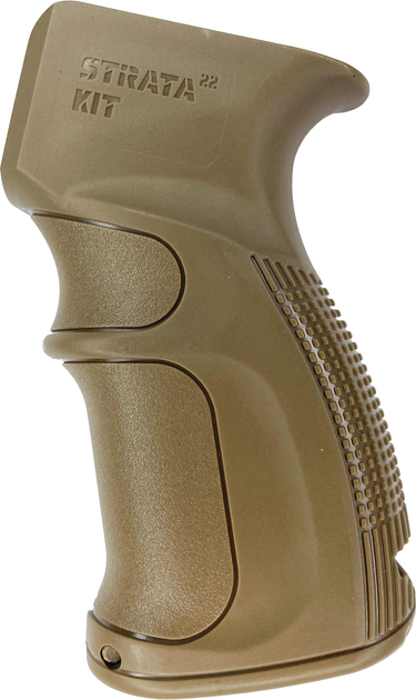 Пистолетная рукоятка Strata 22 KIT для АК-47/74 (Сайга) с отсеком под пенал Койот (2185480000028) - изображение 1