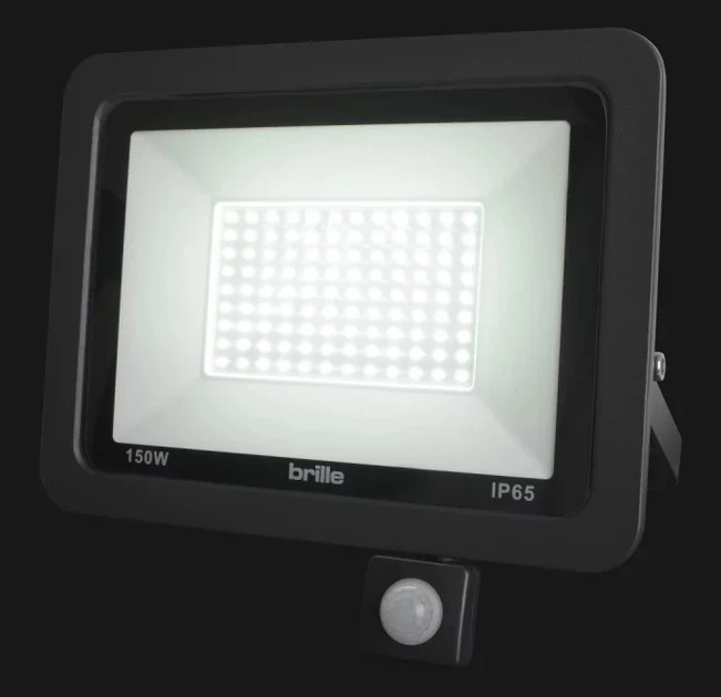 Светодиодный прожектор Brille HL-19P/150W CW IP65 с датчиком движения (33-078) - изображение 5