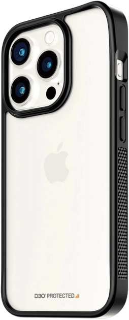 Etui PanzerGlass ClearCase with D3O do Apple iPhone 15 Pro Transparent/Black (5711724011771) - obraz 2
