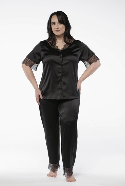 Роскошная женская пижама Shato 2212 Black 44(M) Черный - изображение 2