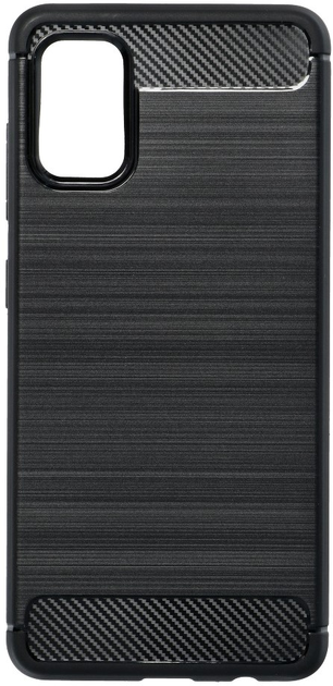 Etui plecki Beline Carbon do Samsung Galaxy A41 Black (5903919062280) - obraz 1