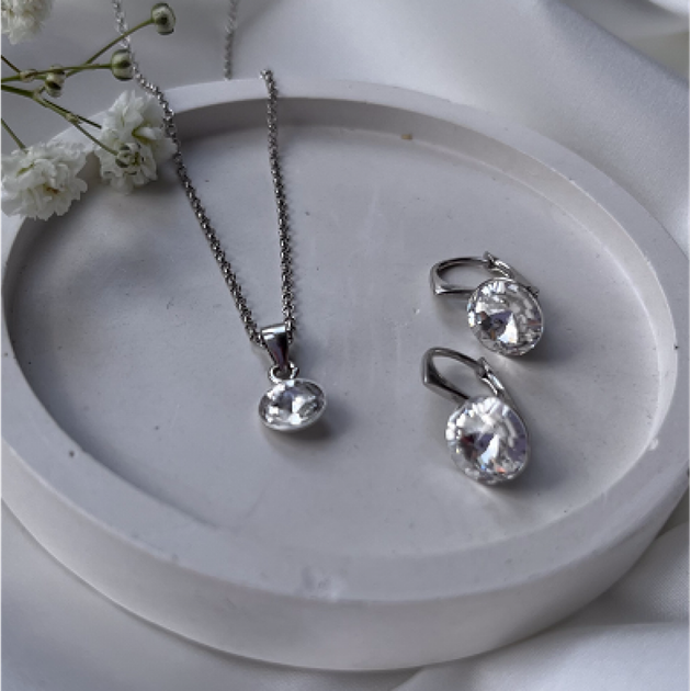 Срібний кулон Spark зі Swarovski Glee N1122SS29C - Фото 2 Срібний кулон Spark зі Swarovski Glee N1122SS29C - изображение 2