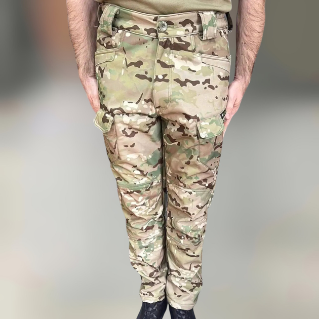 Флисом, тактические софтшелл с размер мультикам, зимние для военных брюки брюки wolftrap, softshell 4xl, - изображение 1