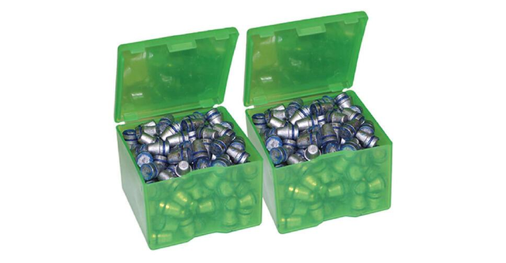 Коробка для куль MTM Cast Bullet Box (8,6х8,6х6,3 см) (2 шт). Колір - зелений - зображення 1