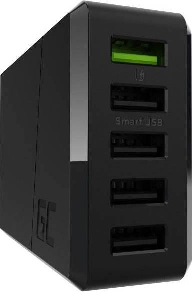 Зарядний пристрій Green Cell Charge Source 5xUSB Smart/Ultra Charge 52W Чорний (5903317229742) - зображення 2