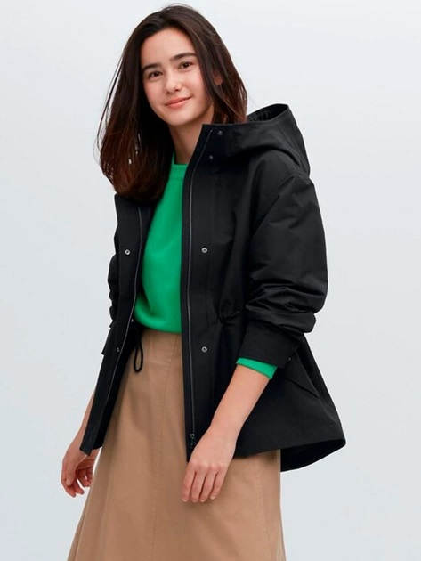 Парка демисезонная женская Uniqlo 623661808 XL Черная (1159795850) 