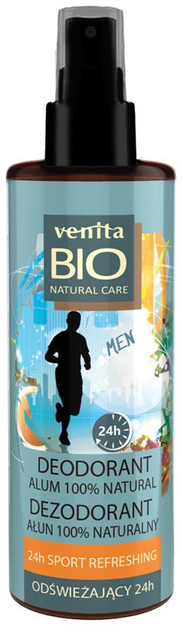 Dezodorant Venita Bio Natural Care odświeżający dla mężczyzn 100 ml (5902101520232) - obraz 1