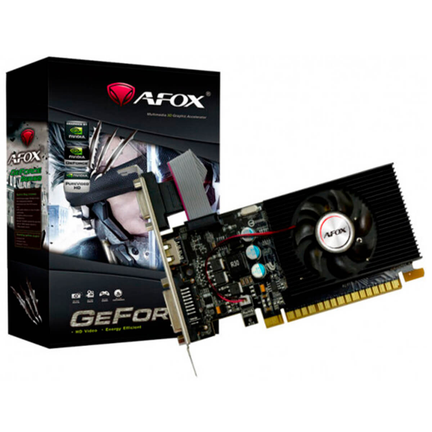 Видеокарта AFOX GeForce GT 220 1GB GDDR3 low profile (AF220-1024D3L2 ...