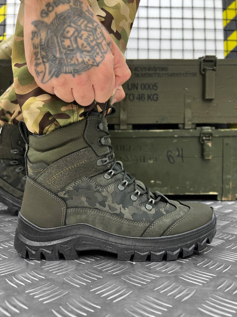 Тактичні черевики Urban Ops Assault Boots Olive 40 - зображення 1