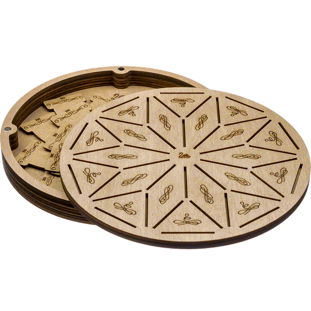 Шкатулка для рукоделия Wonderland Crafts + 42 бобинки FLZB(N)-058 (19*19*2.8см) - Фото 2 Шкатулка для рукоделия Wonderland Crafts + 42 бобинки FLZB(N)-058 (19*19*2.8см) - изображение 2