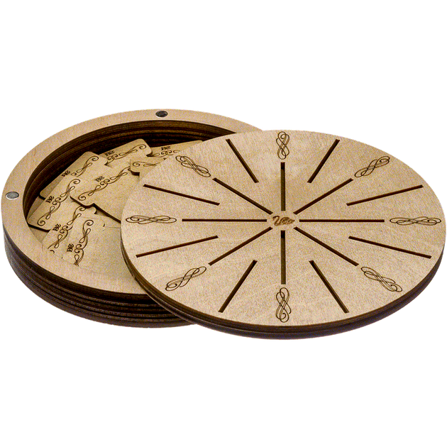 Шкатулка для рукоделия Wonderland Crafts + 18 бобинок FLZB(N)-050 (14*14*2.8см) - Фото 2 Шкатулка для рукоделия Wonderland Crafts + 18 бобинок FLZB(N)-050 (14*14*2.8см) - изображение 2