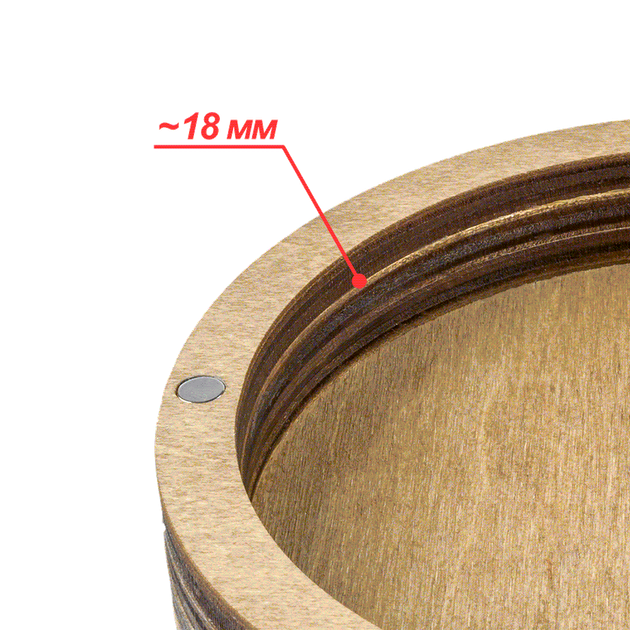 Шкатулка для рукоделия Wonderland Crafts + 18 бобинок FLZB(N)-050 (14*14*2.8см) - Фото 5 Шкатулка для рукоделия Wonderland Crafts + 18 бобинок FLZB(N)-050 (14*14*2.8см) - изображение 5