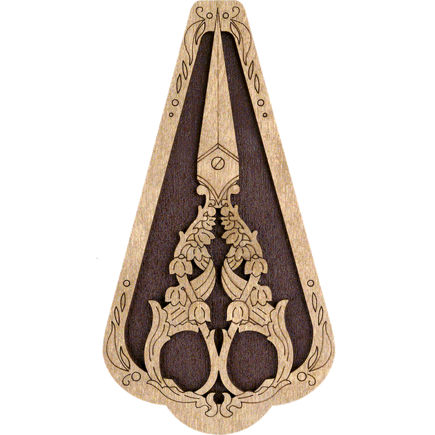 Шкатулка для рукоделия Wonderland Crafts FLZB(N)-023 (6,5*12см) Шкатулка для ножниц (8*15см) - изображение 3