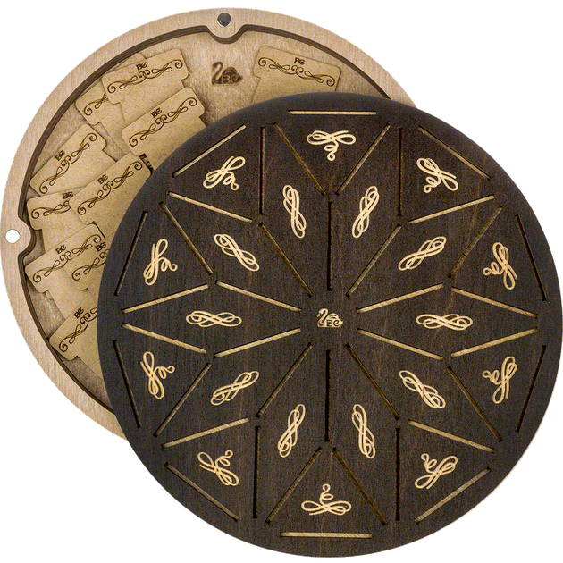 Шкатулка для рукоделия Wonderland Crafts + 42 бобинки FLZB(N)-060 (19*19*2.8см) - изображение 3