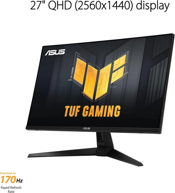 Монитор ASUS 27” TUF Gaming VG27AQA1A (90LM05Z0-B05370) QHD 2K
