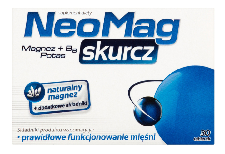 Suplement diety NeoMag Skurcz 30 tabletek (5906071006000) - obraz 1