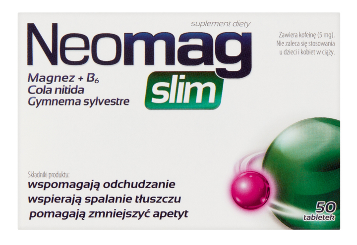 Suplement diety NeoMag Slim 50 tabletek (5902802706263) - obraz 1